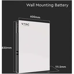 Акумулятор V-Tac Slim VT-48160 LiFePO4 (51,2V 160Аh) - мініатюра 5