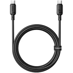 Кабель Baseus Silky Series Fast Charging Cable Type-C to Type-C 100W 2m Black - мініатюра 3
