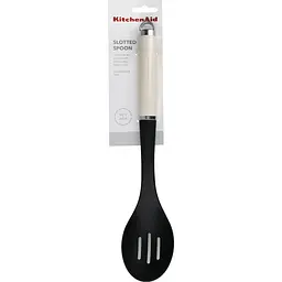 Ложка для сервіровки KitchenAid Coreline з прорізами кремова (KAG004OHACE) - мініатюра 4