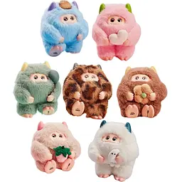 Колекційна м'яка іграшка 10/10 Toys з кільцем Giggle Monster Солодкі мрії (GM9981021)