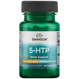 Амінокислота Swanson 5-HTP 200 mg Maximum Strength, 60 капсул