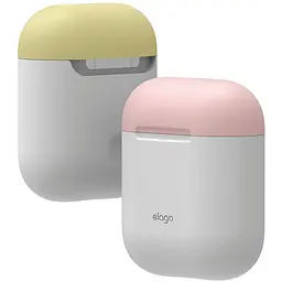 Чохол Elago Duo Case White/Pink/Yellow для Airpods різноколірний (EAPDO-WH-PKYE) - мініатюра 3