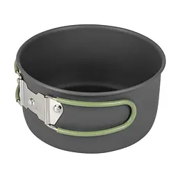 Набір посуду Bo-Camp Explorer 4 Pieces 19 Hard Anodized Grey/Green (2200241), Сірий - мініатюра 10