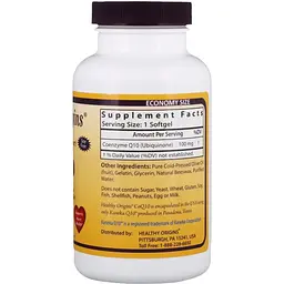 Коензим Q10 Healthy Origins Kaneka COQ10 100 мг 150 желатинових капсул - мініатюра 2