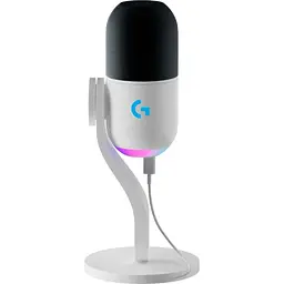 Мікрофон Logitech Yeti GX Dynamic RGB White (988-000576) [132847] - мініатюра 2