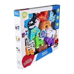Навчальний ігровий набір KIDDI SMART – ЗВІРЯТКА-ПАЗЛИКИ KIDDI SMART 4562-KS - мініатюра 10