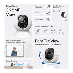 IP камера відеоспостереження TP-Link Tapo C230 3MP - мініатюра 4