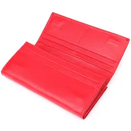Красивий гаманець для жінок з монетницею із натуральної шкіри ST Leather 23105 червоний - мініатюра 5