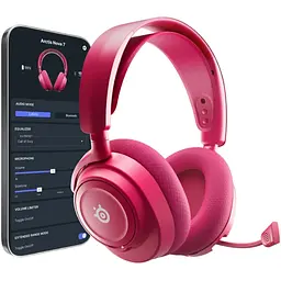 Ігрова гарнітура SteelSeries Arctis Nova 7X Gen 2 Wireless Magenta PC/PS/SW/MAC/MOB - мініатюра 6