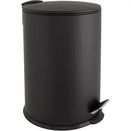 Відро для сміття Eco Fabric з педаллю 20 л матове чорне (EF-2944-20L)