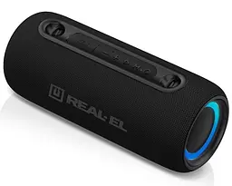 Портативная колонка REAL-EL RX725 15W Bluetooth TWS, RGB, Black - мініатюра 1