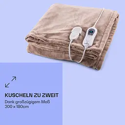 Електрична ковдра Klarstein Dr. Watson XXL (10031580) Бежевий - мініатюра 3