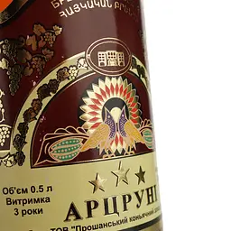 Бренді Proshyan Арцруні 3 роки 40% 0.5 л - мініатюра 3