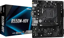 ASRock B550M-HDV (AM4/B550, 2*DDR4, PCIex16, DVI/HDMI/VGA, 4xSATA, M.2, GLan, 7.1ch, mATX) - мініатюра 5
