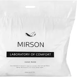 Ковдра вовняна MirSon Gold Silk №055 зимова 110x140 см біла - мініатюра 3