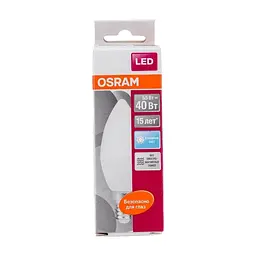 Лампочка Osram LS CL B40 5,5W/840 FR 230V E14 (4058075056886) - мініатюра 4