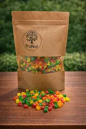 Цукати мікс дрібний кубик FruNut 500 г