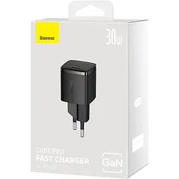 Мережевий зарядний пристрій Baseus Cube Pro USB-C 30W Black (CCXF000301) [146305] - мініатюра 8
