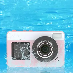 Дитяча водонепроникна цифрова камера D70 Pink - мініатюра 2