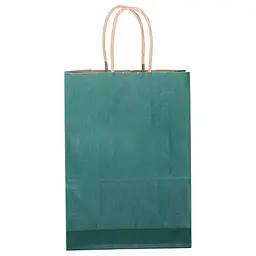 Подарунковий пакет Yiwu 15х8х21 см 12 штук зелений HP-10359-5GR