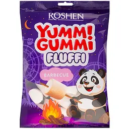 Цукерки маршмеллоу Roshen Yummi Gummi Fluffi Barbecue 200 г
