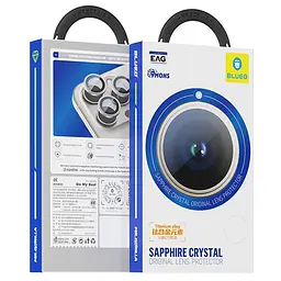 Захисне скло Sapphire на камеру для Apple iPhone 17 Pro Blueo teh0030942 - мініатюра 3