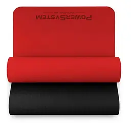 Килимок для йоги та фітнесу Power System PS-4060 TPE Yoga Mat Premium Red (183х61х0.6) (4060RD-0) - мініатюра 2
