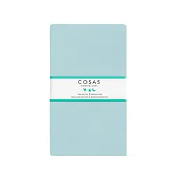 Набір євро простирадло Cosas Light Blue/Zigzag 220х240 см (SetSheet_LightBlue_ZigBlueGrey_220х240) - мініатюра 5