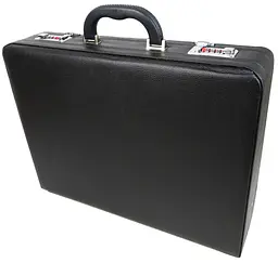 Дипломат чоловічий Portfolio 44х33х11 см Чорний (D17604) - мініатюра 3