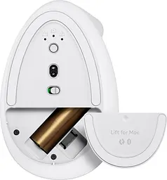 Миша Logitech Lift for Mac Vertical Ergonomic Mouse Off White (910-006477) [92346] - мініатюра 5
