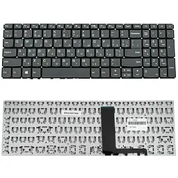 Клавіатура для ноутбука LENOVO (IdeaPad: 320-15 series) ukr onyx чорний без фрейму