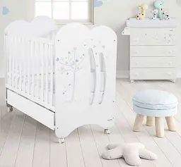Дитяче ліжечко Micuna Aura White, 120х60 см, білий (AURA WHITE) - мініатюра 5