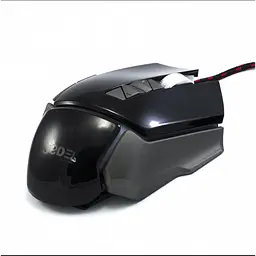 Ігрова комп'ютерна провідна мишка з підсвічуванням чорна USB Jedel GM770 - мініатюра 3
