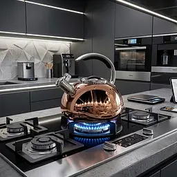 Чайник зі свистком Kohen Golden Flame 3 л (KN93005) - мініатюра 5