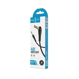 Кабель Hoco UPA14 AUX audio cable ( L-1M ) Black - мініатюра 2