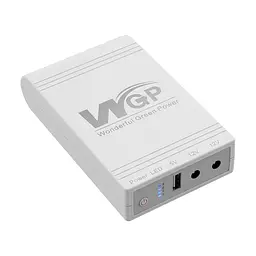 Джерело безперебійного живлення Mini UPS WGP UPS103C 16000mAh 5V/12V/12V, Li-ion 4*4Ah, для роутера та оптичного терміналу (42-00248) - мініатюра 6