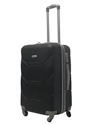 Валіза середня M ABS-пластик Milano bag 147M 66×46×29см 80л Чорний