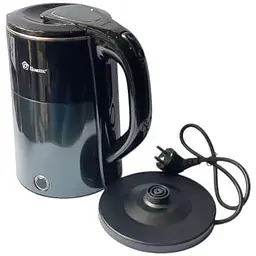 Електрочайник Domotec MS-5029 2 л 2000 Вт Чорний/Синій - мініатюра 3