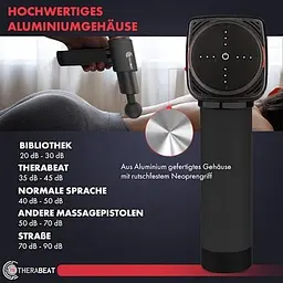 Масажний пістолет Klarstein Therabeat Tofta Massager (10041142) - мініатюра 8