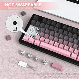 Клавіатура Attack Shark M87 Pro V2 Gradient Pink (AS-6972792470467-B) [166738] - мініатюра 6