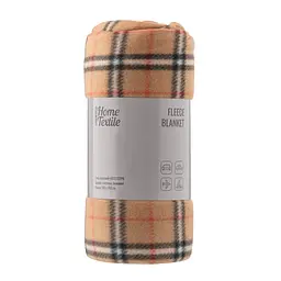 Плед Ardesto Fleece 100% поліестер клітинка бежевий 130 x 160 см (ART0722PB)