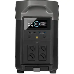 Зарядна станція EcoFlow Delta Pro чорно-сіра - мініатюра 2