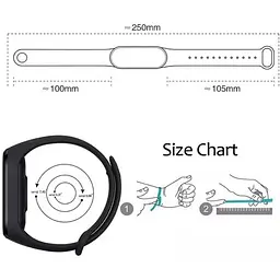 Силіконовий ремінець BeCover для Xiaomi Mi Smart Band 7 Red (707485) - мініатюра 4