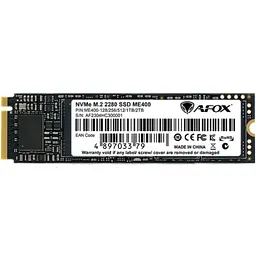 SSD 1Tb AFox ME400 M.2 2280 PCIe NVMe Gen 4x4 3D TLC NAND, Retail