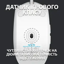 Мишка Logitech G102 Lightsync White (910-005824) - мініатюра 3