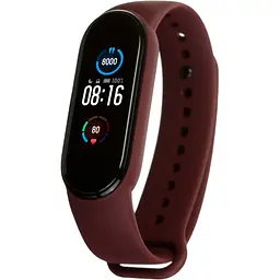 Ремінець ArmorStandart для Xiaomi Mi Band 7/6/5 New Style [Marsala] [70834] - мініатюра 1