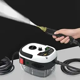 Пароочисник для прибирання Steam Cleaner 2500 Вт (1200 мл) з насадками та шлангом 2.2 м парогенератор для меблів, кухні, ванної та авто - мініатюра 7