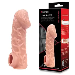 Насадка на член Kokos Cock Sleeve CS 006, S - мініатюра 8