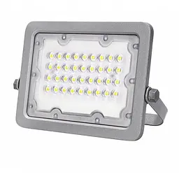 Прожектор Eurolamp з радіатором сірий (LED-FL-20(gray))