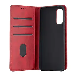 Чохол-книжка Premium Samsung S20 4G (G980)/S20 5G (G981) Dark Red - мініатюра 2